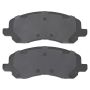 MPA 1003-0866M Quality-Built Black Series Semi-Metallic Brake Pads w/ Hardware