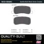 MPA 1003-0868C Quality-Built Black Series Ceramic Brake Pads w/ Hardware