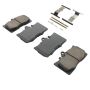 MPA 1003-0870C Quality-Built Black Series Ceramic Brake Pads w/ Hardware