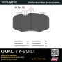 MPA 1003-0870C Quality-Built Black Series Ceramic Brake Pads w/ Hardware