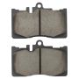 MPA 1003-0870C Quality-Built Black Series Ceramic Brake Pads w/ Hardware