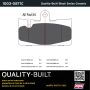 MPA 1003-0871C Quality-Built Black Series Ceramic Brake Pads w/ Hardware