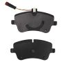 MPA 1003-0872AM Quality-Built Black Series Semi-Metallic Brake Pads w/ Hardware