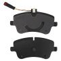MPA 1003-0872C Quality-Built Black Series Ceramic Brake Pads w/ Hardware