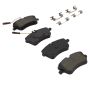 MPA 1003-0872M Quality-Built Black Series Semi-Metallic Brake Pads w/ Hardware
