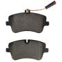 MPA 1003-0872M Quality-Built Black Series Semi-Metallic Brake Pads w/ Hardware
