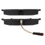 MPA 1003-0872M Quality-Built Black Series Semi-Metallic Brake Pads w/ Hardware
