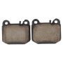 MPA 1003-0874C Quality-Built Black Series Ceramic Brake Pads w/ Hardware