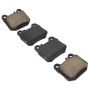 MPA 1003-0874M Quality-Built Black Series Semi-Metallic Brake Pads w/ Hardware