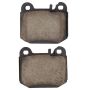 MPA 1003-0874M Quality-Built Black Series Semi-Metallic Brake Pads w/ Hardware