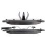 MPA 1003-0875C Quality-Built Black Series Ceramic Brake Pads w/ Hardware
