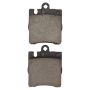 MPA 1003-0876C Quality-Built Black Series Ceramic Brake Pads w/ Hardware