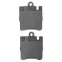 MPA 1003-0876M Quality-Built Black Series Semi-Metallic Brake Pads w/ Hardware