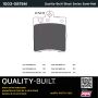 MPA 1003-0876M Quality-Built Black Series Semi-Metallic Brake Pads w/ Hardware