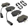MPA 1003-0877AM Quality-Built Black Series Semi-Metallic Brake Pads w/ Hardware