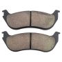 MPA 1003-0881M Quality-Built Black Series Semi-Metallic Brake Pads
