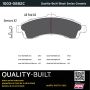 MPA 1003-0882C Quality-Built Black Series Ceramic Brake Pads w/ Hardware
