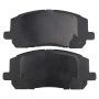 MPA 1003-0884C Quality-Built Black Series Ceramic Brake Pads w/ Hardware