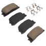 MPA 1003-0885AC Quality-Built Black Series Ceramic Brake Pads w/ Hardware