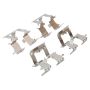 MPA 1003-0885AC Quality-Built Black Series Ceramic Brake Pads w/ Hardware