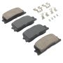 MPA 1003-0885C Quality-Built Black Series Ceramic Brake Pads w/ Hardware