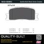 MPA 1003-0885C Quality-Built Black Series Ceramic Brake Pads w/ Hardware