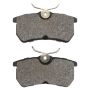 MPA 1003-0886C Quality-Built Black Series Ceramic Brake Pads