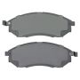 MPA 1003-0888C Quality-Built Black Series Ceramic Brake Pads w/ Hardware