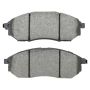 MPA 1003-0888C Quality-Built Black Series Ceramic Brake Pads w/ Hardware