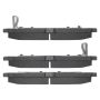 MPA 1003-0889C Quality-Built Black Series Ceramic Brake Pads w/ Hardware