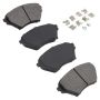 MPA 1003-0890C Quality-Built Black Series Ceramic Brake Pads w/ Hardware