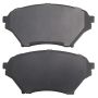 MPA 1003-0890C Quality-Built Black Series Ceramic Brake Pads w/ Hardware