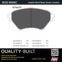 MPA 1003-0890C Quality-Built Black Series Ceramic Brake Pads w/ Hardware