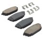 MPA 1003-0892C Quality-Built Black Series Ceramic Brake Pads w/ Hardware