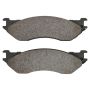 MPA 1003-0897M Quality-Built Black Series Semi-Metallic Brake Pads w/ Hardware