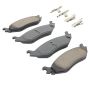 MPA 1003-0898C Quality-Built Black Series Ceramic Brake Pads w/ Hardware