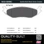 MPA 1003-0898C Quality-Built Black Series Ceramic Brake Pads w/ Hardware