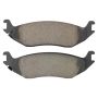 MPA 1003-0898C Quality-Built Black Series Ceramic Brake Pads w/ Hardware