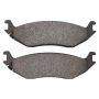 MPA 1003-0898M Quality-Built Black Series Semi-Metallic Brake Pads w/ Hardware
