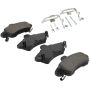 MPA 1003-0899AM Quality-Built Black Series Semi-Metallic Brake Pads w/ Hardware