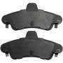 MPA 1003-0899AM Quality-Built Black Series Semi-Metallic Brake Pads w/ Hardware