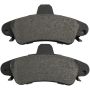 MPA 1003-0899M Quality-Built Black Series Semi-Metallic Brake Pads w/ Hardware