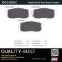 MPA 1003-0900C Quality-Built Black Series Ceramic Brake Pads w/ Hardware