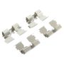 MPA 1003-0900C Quality-Built Black Series Ceramic Brake Pads w/ Hardware