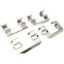 MPA 1003-0903C Quality-Built Black Series Ceramic Brake Pads w/ Hardware