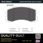 MPA 1003-0904C Quality-Built Black Series Ceramic Brake Pads w/ Hardware