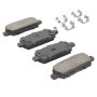 MPA 1003-0905AC Quality-Built Black Series Ceramic Brake Pads w/ Hardware