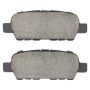 MPA 1003-0905AC Quality-Built Black Series Ceramic Brake Pads w/ Hardware