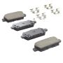 MPA 1003-0905C Quality-Built Black Series Ceramic Brake Pads w/ Hardware