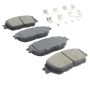 MPA 1003-0906AC Quality-Built Black Series Ceramic Brake Pads w/ Hardware